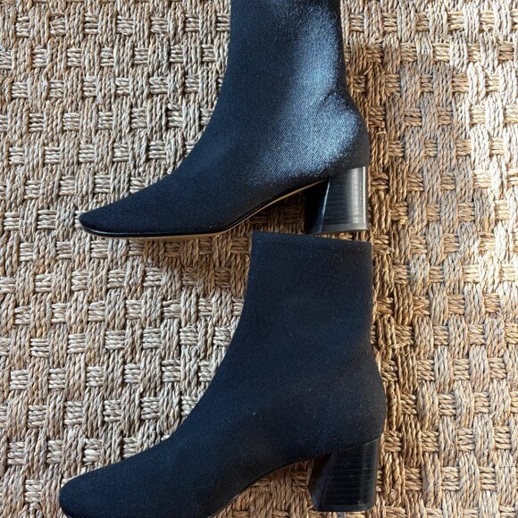 Everlane The Day Boot in ReKnit in Black NWOT - Picture 9 of 12